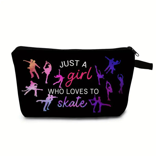 Just a Girl Who Loves to Skate Makeup Bag