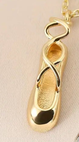 Ballet Shoe Necklace