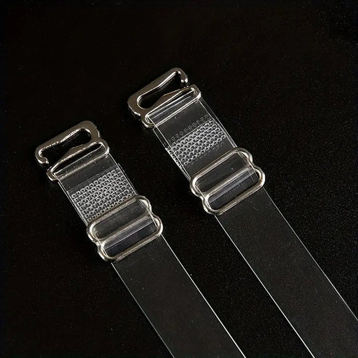 Transparent Bra Straps with Metal Buckles