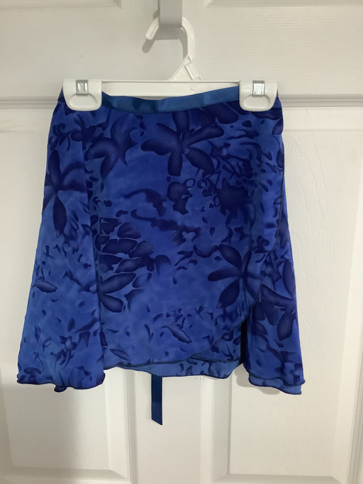 Adult Wrap Skirt - Blue Floral
