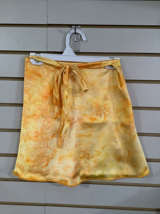 Child's Wrap Skirt - Yellow Tie Dye
