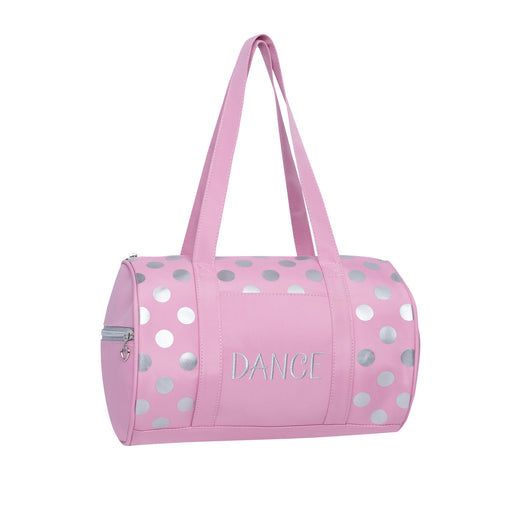 Dots Duffel - Pink/Silver