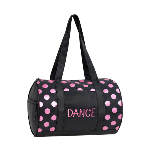 Dots Duffel - Black/Pink