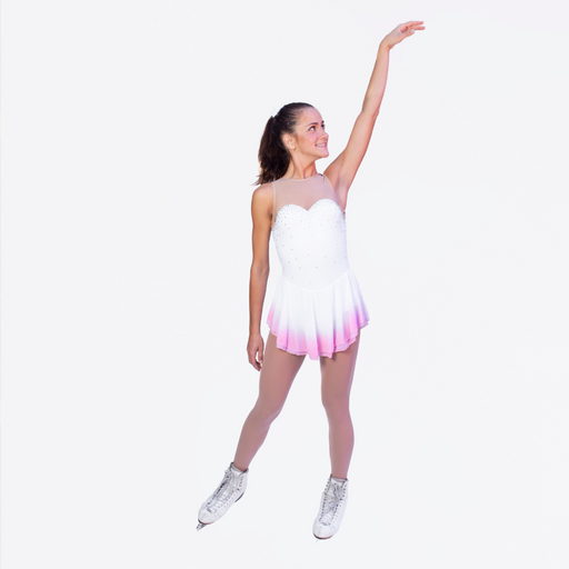 Sparkelle - Adult Barelley Pink Skating Dress