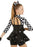 WEISSMAN - Adult Small Checkerboard Biketard - Costume - NEW **