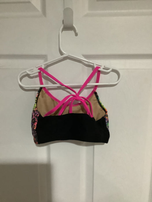ENCORE RESALE - Child's Bra Top and Shorts - 10/12