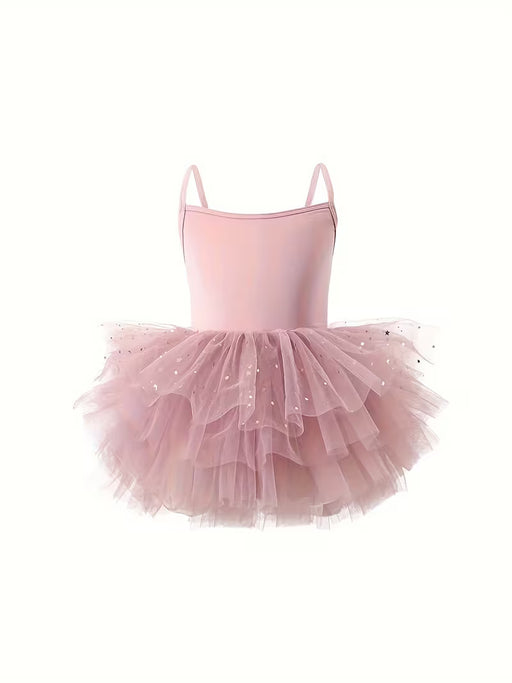Child's Ballet Tutu Dress - Dusty Pink