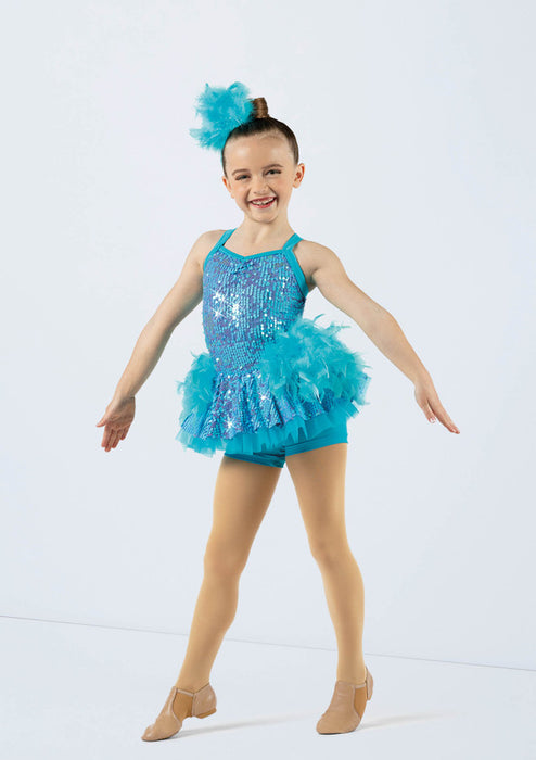 WEISSMAN - Child's Small Name Game Turquoise Costume - NEW **