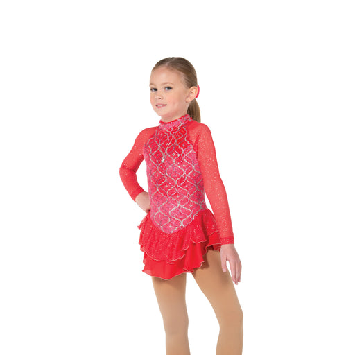 Jerry's Child's Cabaret in Coral Skating Dress