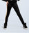 WEISSMAN - Child Large Black Leggings with Gold Stripe Costume  - NEW **
