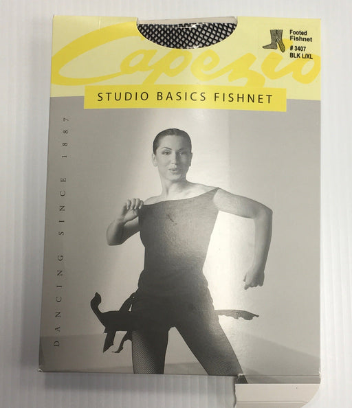 ENCORE RESALE Adult Black Fishnets - L/XL