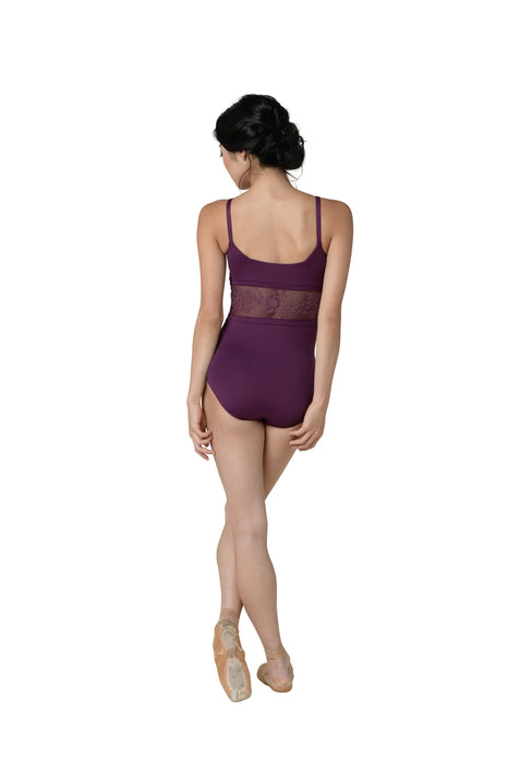 Danznmotion - Adult Joelle Camisole Leotard W/ Sheer Waist