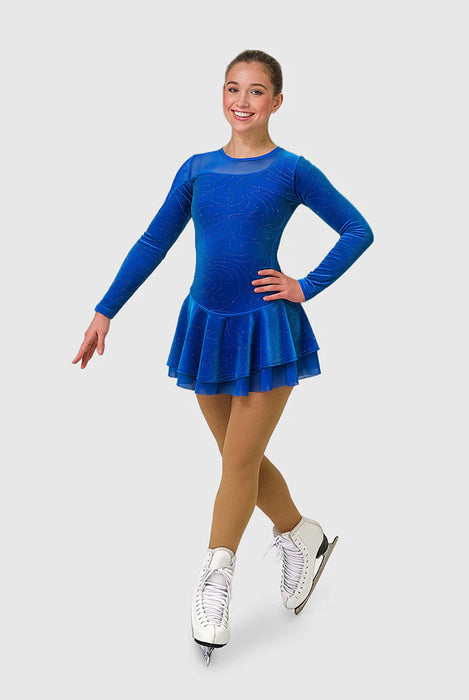 MONDOR - Adult Ivya Wind Blue Skating Dress - Medium