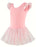 Child's Dance Dress with Sequin Skirt and Flutter Sleeves