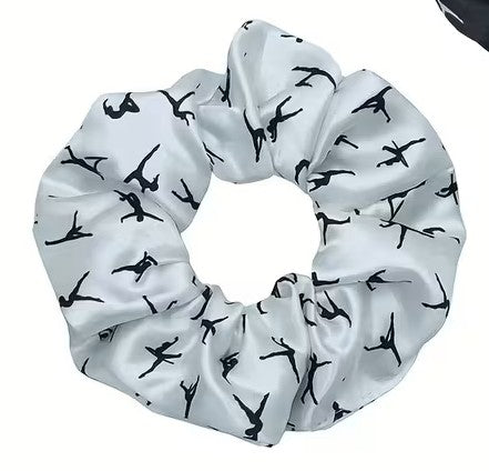 Gymnastics/Acro Hair Scrunchie - White