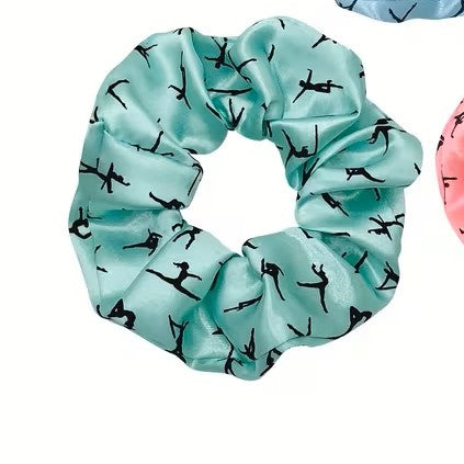 Gymnastics/Acro Hair Scrunchie - Green