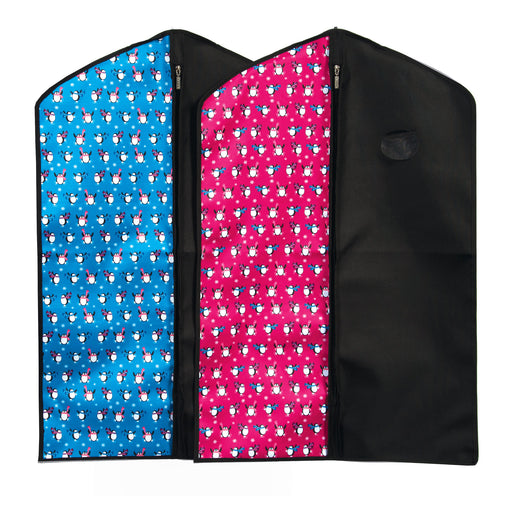 Jerry's - Blue Penguin Skating Print Garment Bag