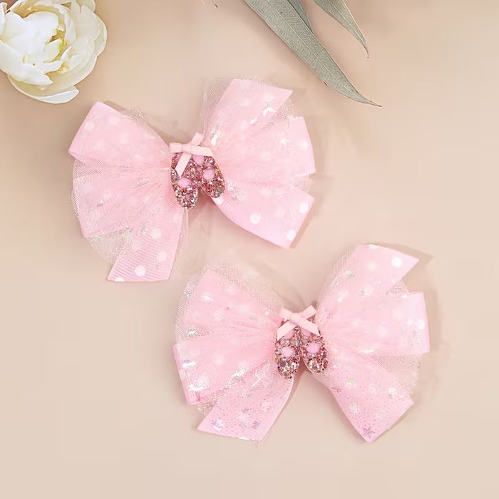 Ballet Hair Bows - Set of 2