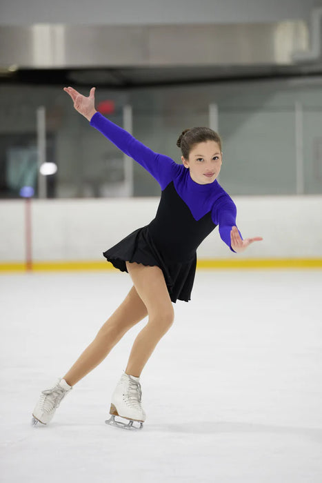 Mondor - Child's ColorBlock Polartec Skating Dress - Mykonos