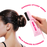 Gelly Brush Hair Gel Brush Set: Styling Brush + 2 Gel Refills
