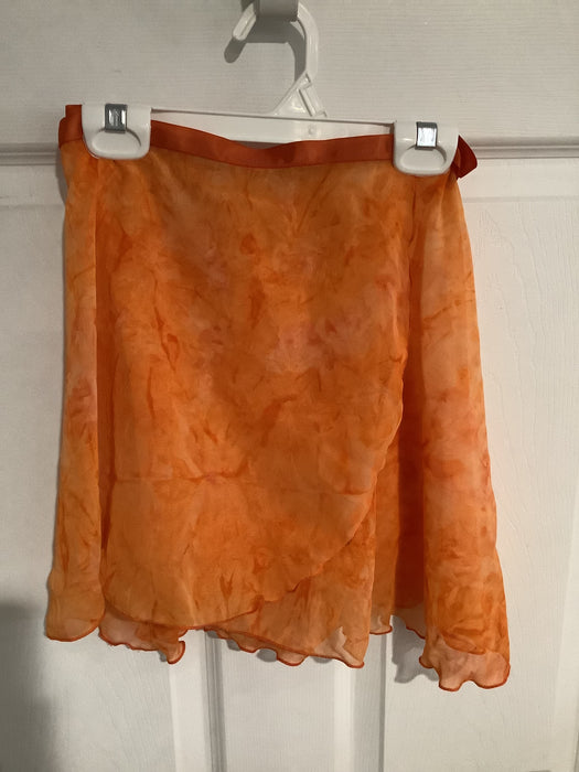 Adult Wrap Skirt - Orange Sherbert