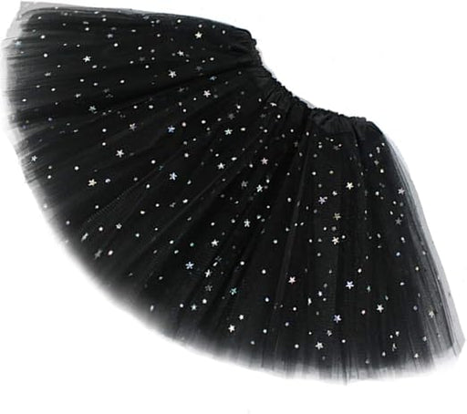 Womens Sparkly 3 Layer Skirt Costume - One Size **