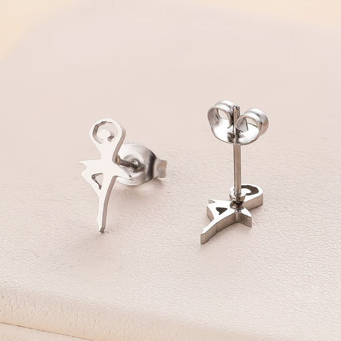 Ballerina Earrings - Stainless Steel