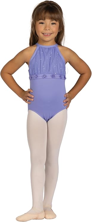 DanznMotion - Child's Halter Leotard - Jacaranda