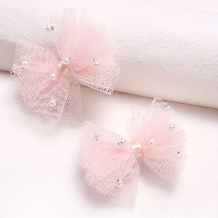 Tulle Hair Bows - Set of 2