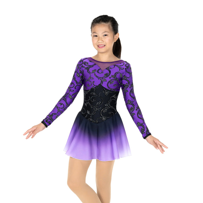 Jerry's - Child's Night Violets Skating Dress - 8/10