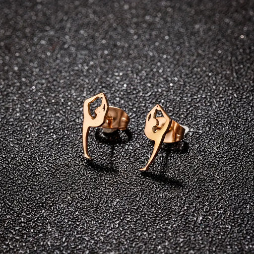 Arco/Gymnast Earrings - Rose Gold