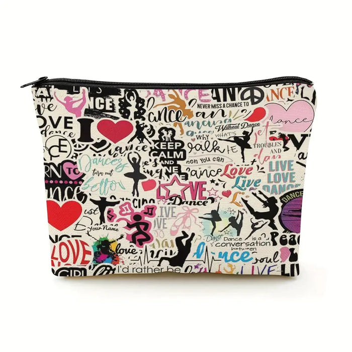 Multi Colored Dance Makeup Bag