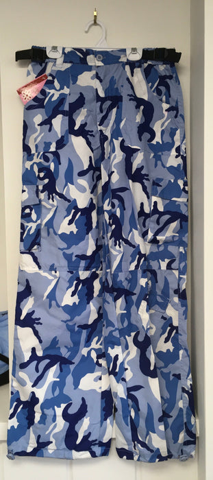 Adult Medium Blue Camo Pants - Costume -  NEW **