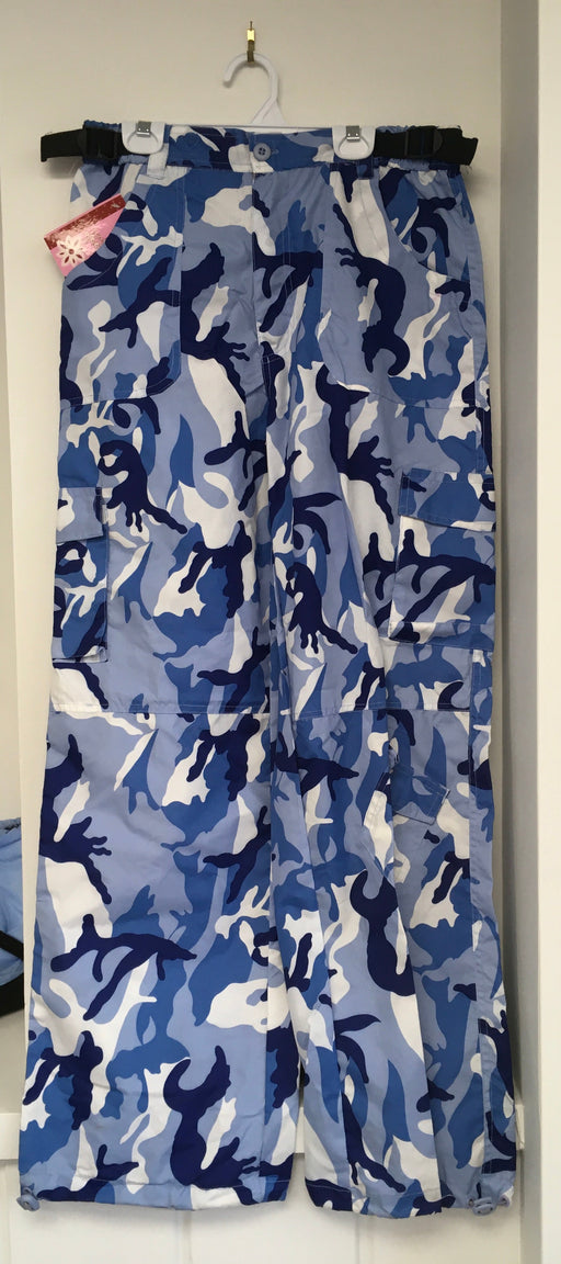 Adult Medium Blue Camo Pants - Costume -  NEW **