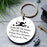 Gymnastics Stainless Steel Keyring