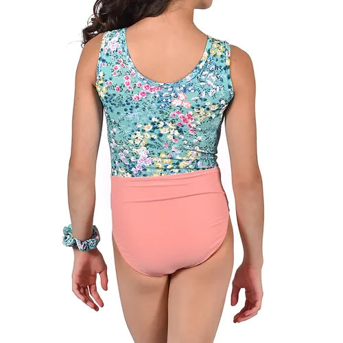 DNA - Adult Switch Split Tank Print Leotard- Bliss