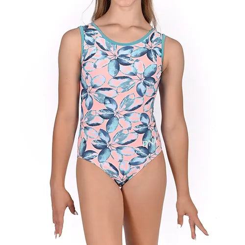 DNA - Child's Full Out Tank Print Leotard- Lush