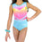 DNA - Child's Allure Tank Luxe Leotard - Lagoon
