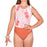 DNA - Adult Switch Split Tank Print Leotard - Savannah