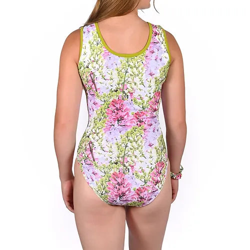 DNA - Adult Full Out Tank Print Leotard- Eden