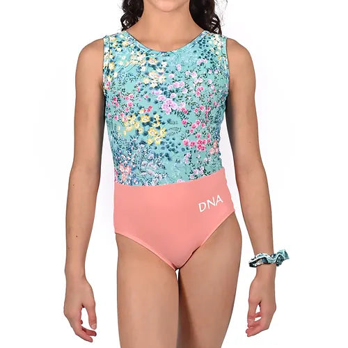 DNA - Adult Switch Split Tank Print Leotard- Bliss