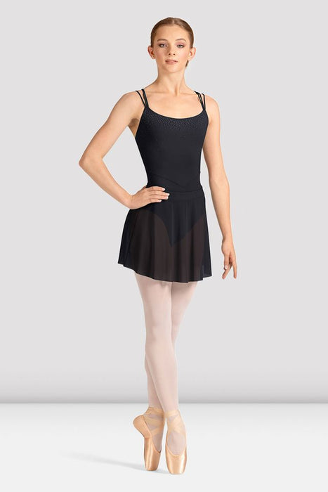 Mirella - Adult Celeste Mesh Pull On Black Skirt