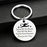 Gymnastics Stainless Steel Keyring