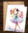 Ballerina Watercolor Notecard
