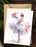 Ballerina Watercolor Notecard