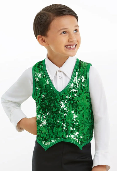 Weissman - Child's XSmall Ultra Sparkle Sequin Vest - Costume - New**