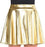 AMSCAN - Adult Flare Gold Skirt - Costume - NEW **