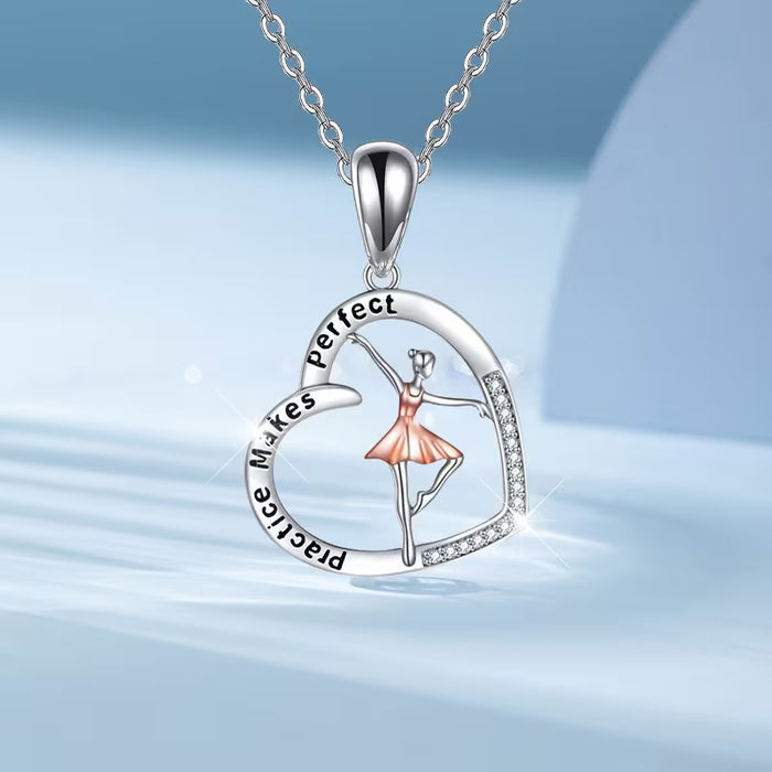 Practice Makes Perfect Ballerina Necklace