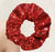 Red Sequin Scrunchie