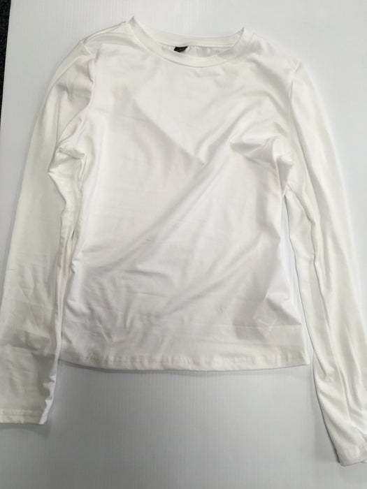 Child Large Long Sleeve White T-Shirt - Costume - NEW **